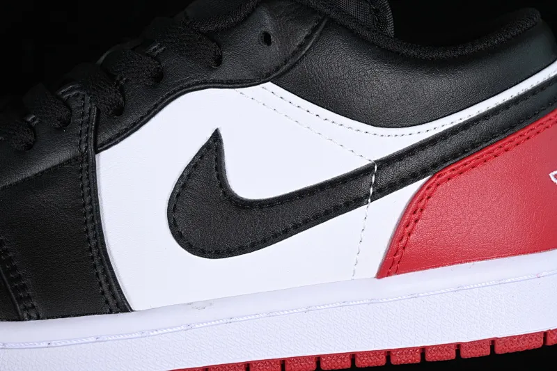 All categories Air Jordan Jordan series basketball shoes Air Jordan 1 Low Z version Air Jordan 1 Low SE "Bred Toe" AJ1 Joe 1 black and red low-top cultural casual sneakers 553558-161